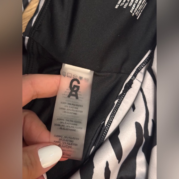 Good American Zebra Print Sports Bra size 7 (4XL) - Picture 6 of 6